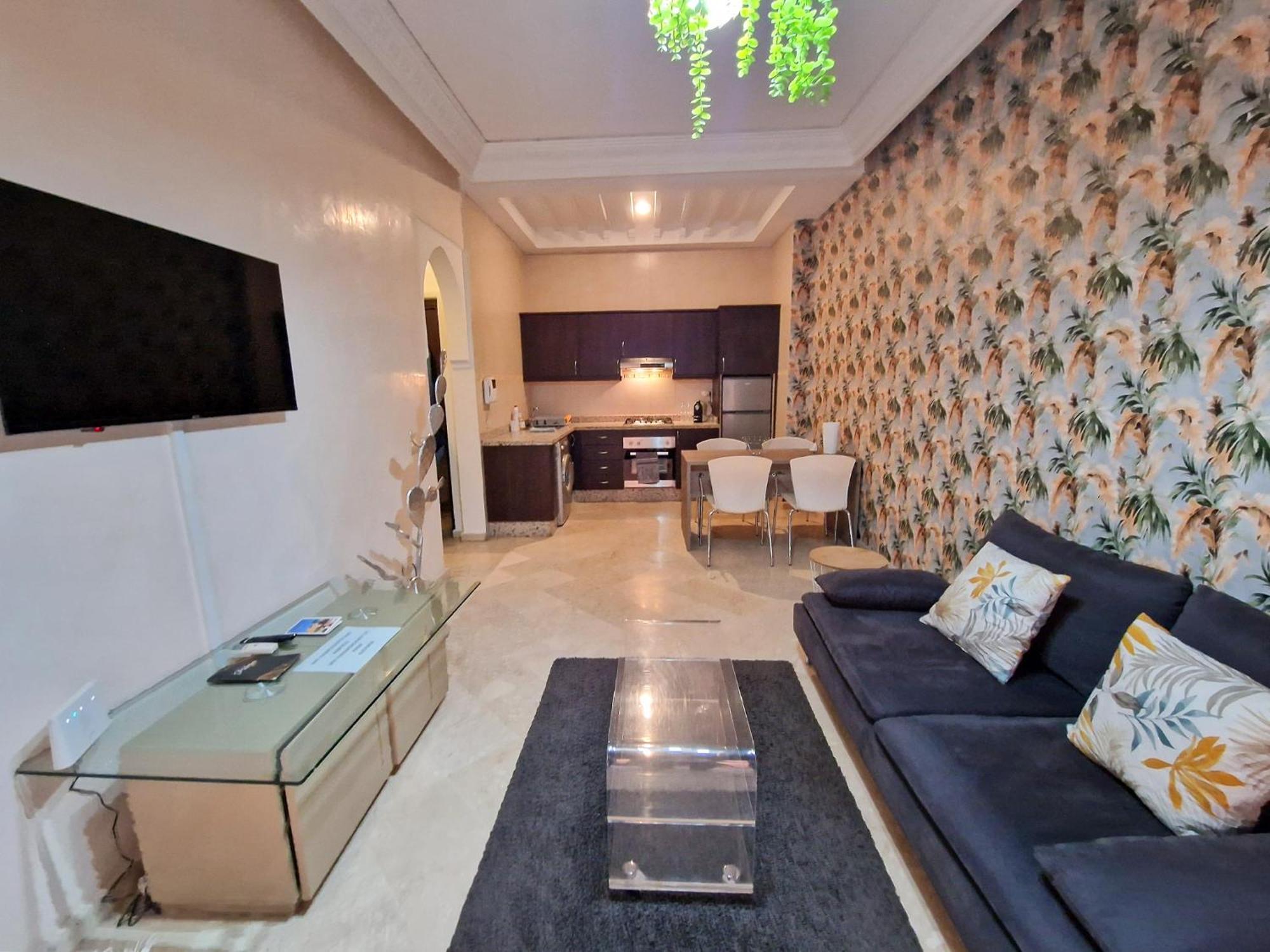 Superbe Appartement Piscine Gueliz 마라케시 외부 사진